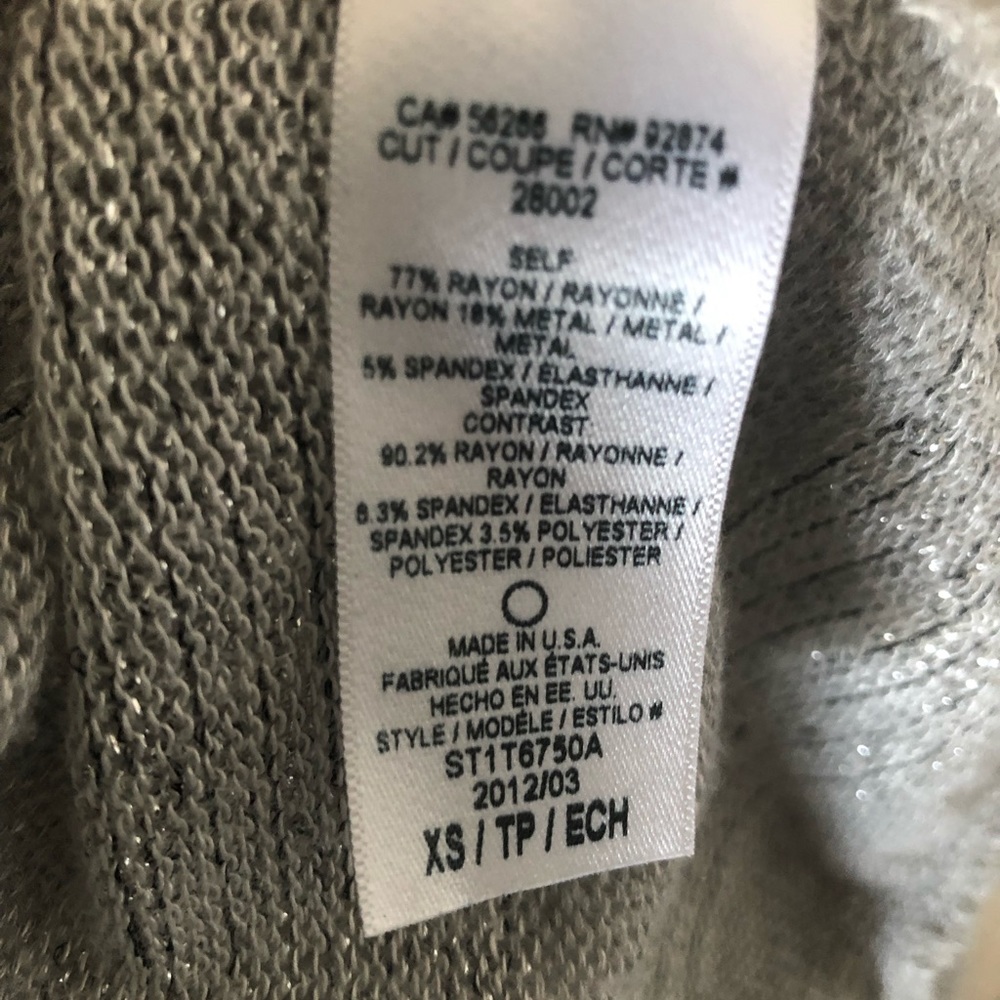 Splendid Lightweight Silver Sweater - image 5